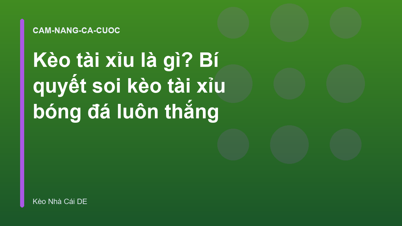 Read more about the article Kèo tài xỉu là gì? Bí quyết soi kèo tài xỉu bóng đá luôn thắng